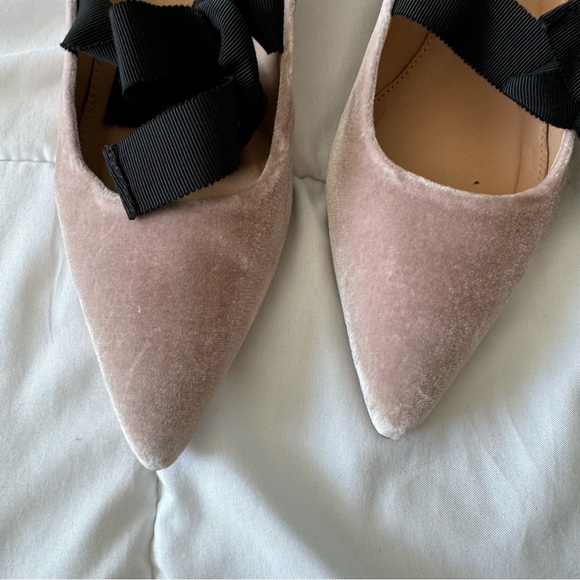 J. Crew Avery Velvet Pump with Bow - Picture 6 of 6